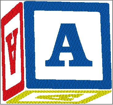 Baby Bib - Customize Block with Initial