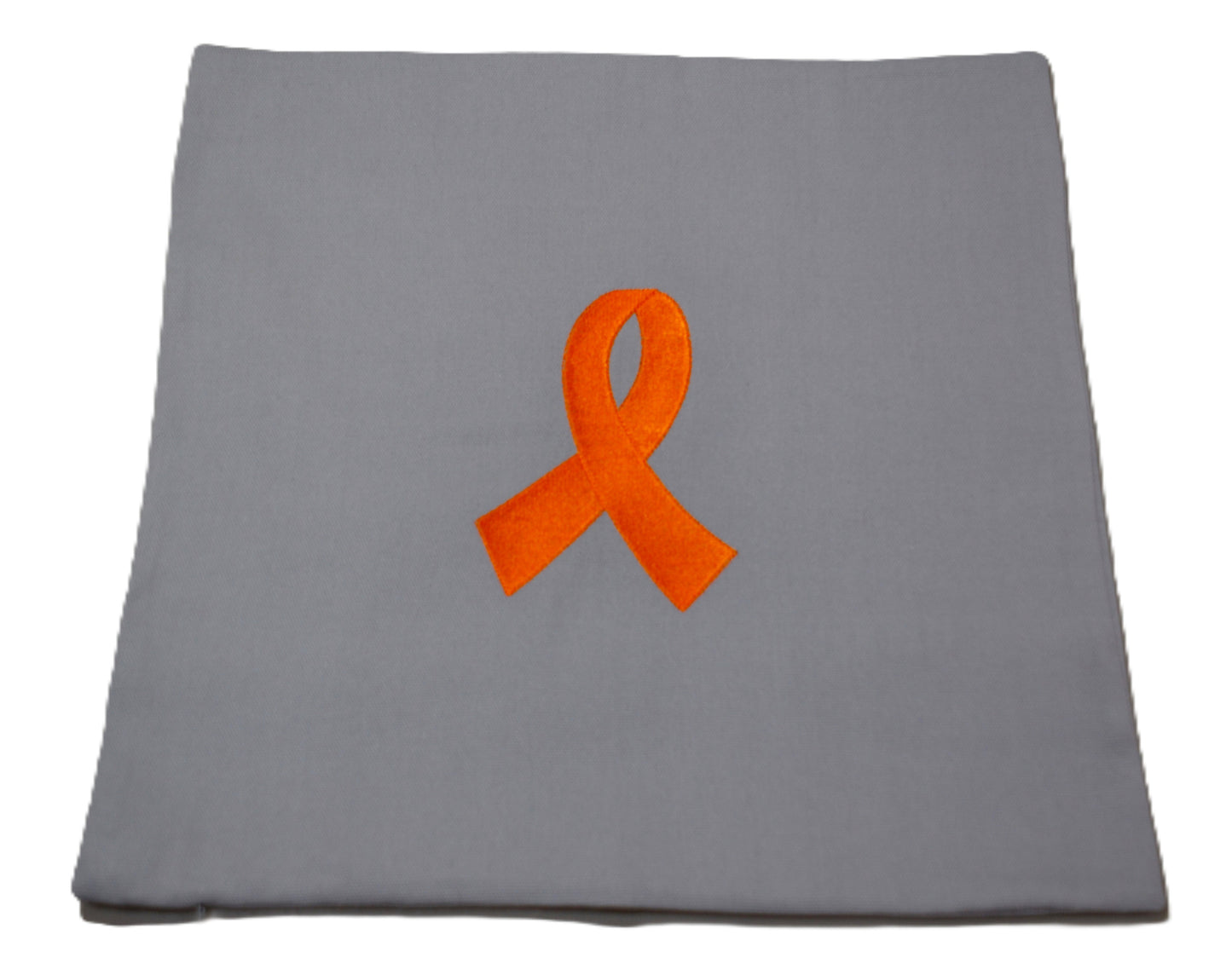 Toss Pillow Cover - Embroidered Autism Awareness Ribbon