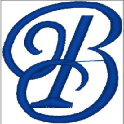 Monogrammed Embroidered Scroll Circle Dinner Napkin