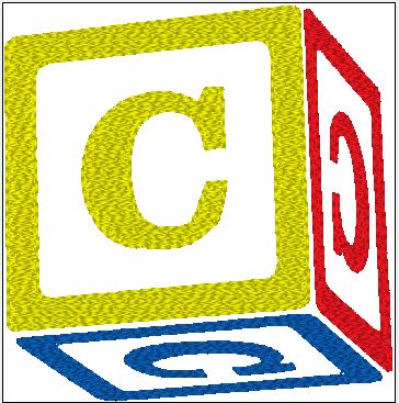 Baby Bib - Customize Block with Initial