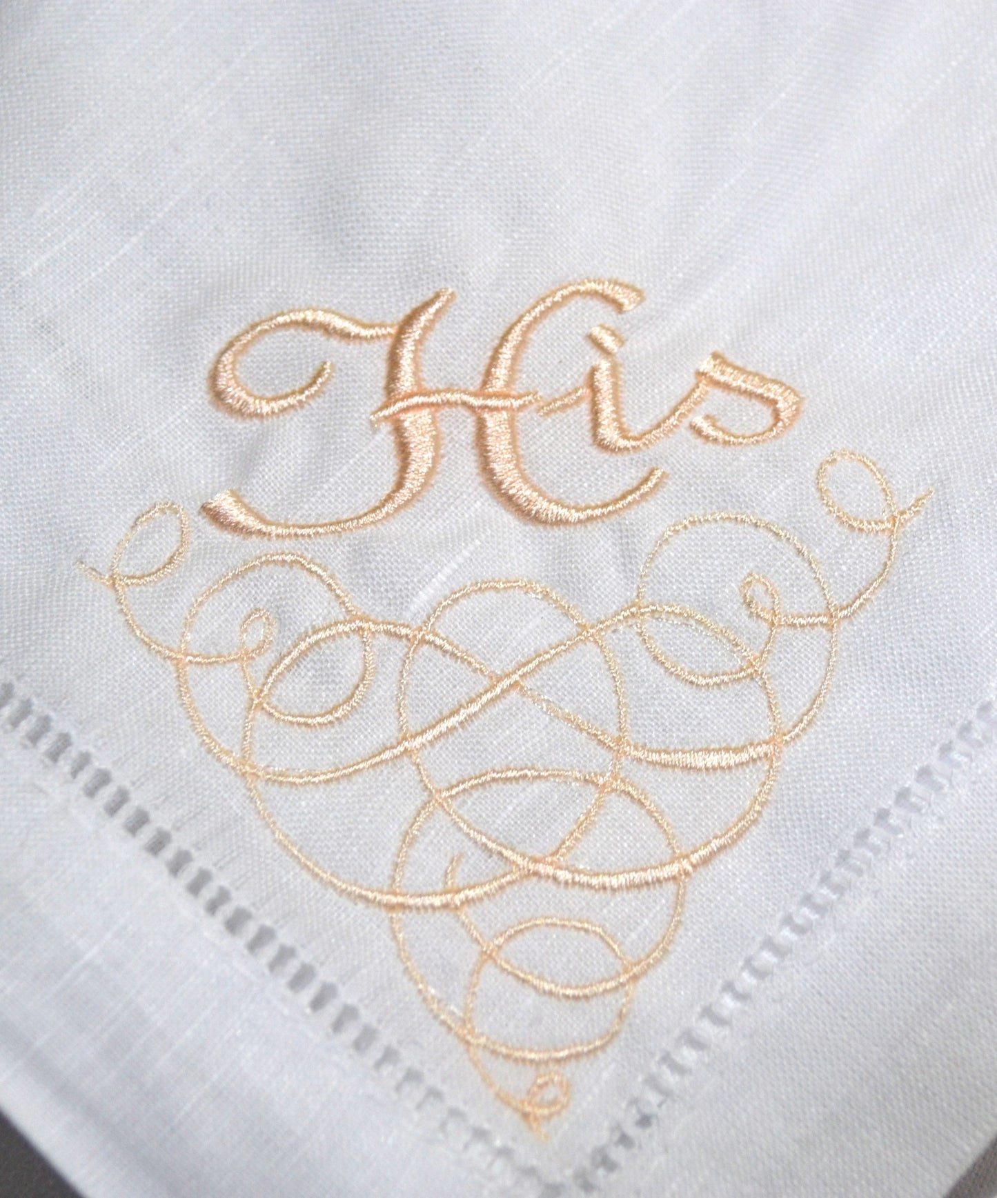 Just For 2 - HIS & HER Embroidered Cloth Napkins