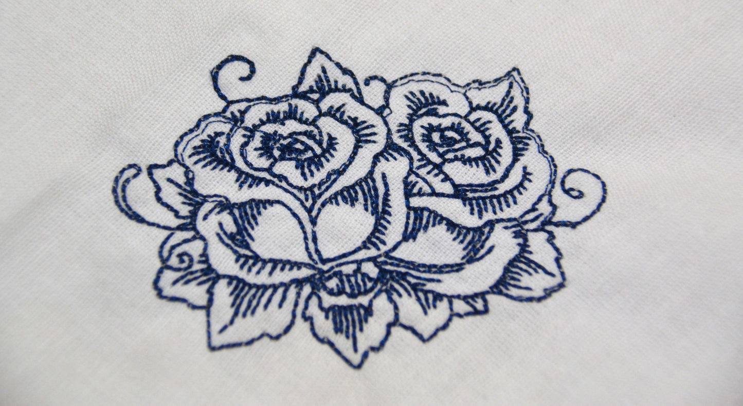 Double Rose Dinner Napkins