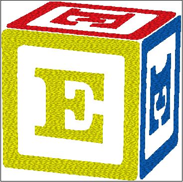 Baby Bib - Customize Block with Initial