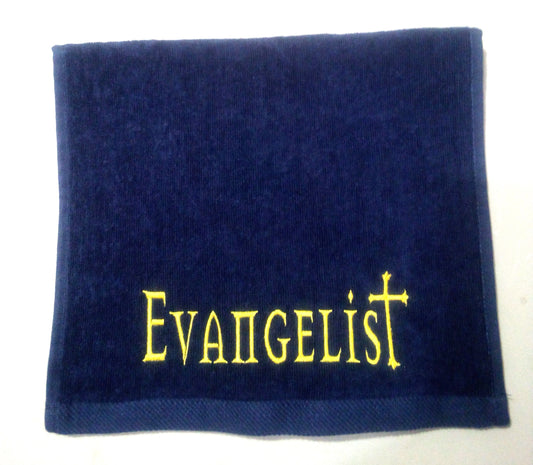 Christian Ministry - Evangelist - Embroidered Velour Towel