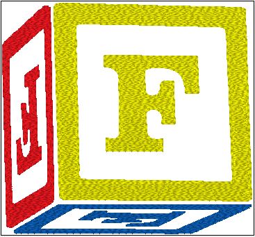 Baby Bib - Customize Block with Initial