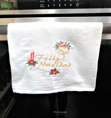Feliz Navidad - Kitchen Dish Towel