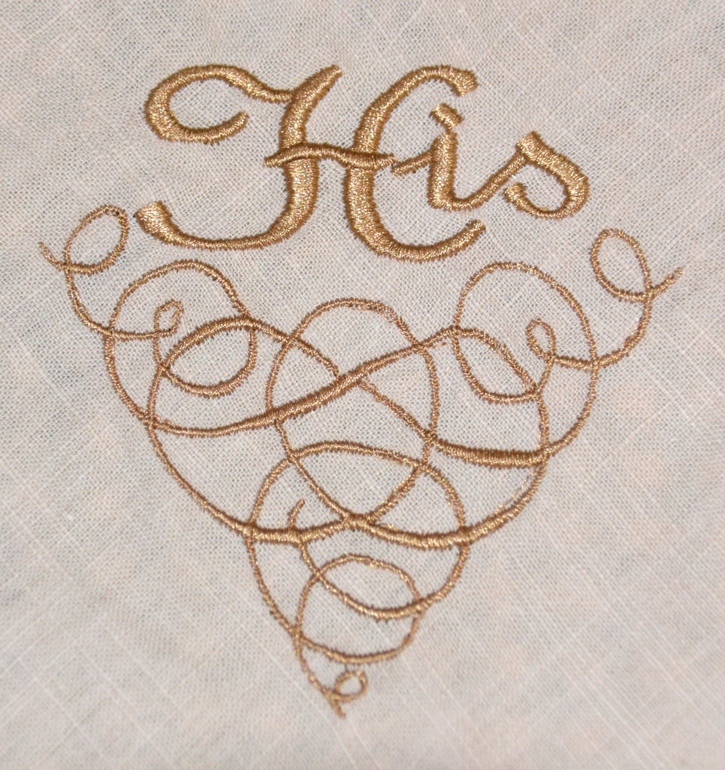 Just For 2 - HIS & HER Embroidered Cloth Napkins
