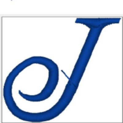 Monogrammed Embroidered Scroll Circle Dinner Napkin