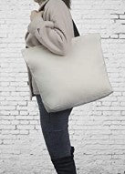 Embroidered FAITH Canvas Tote Bag