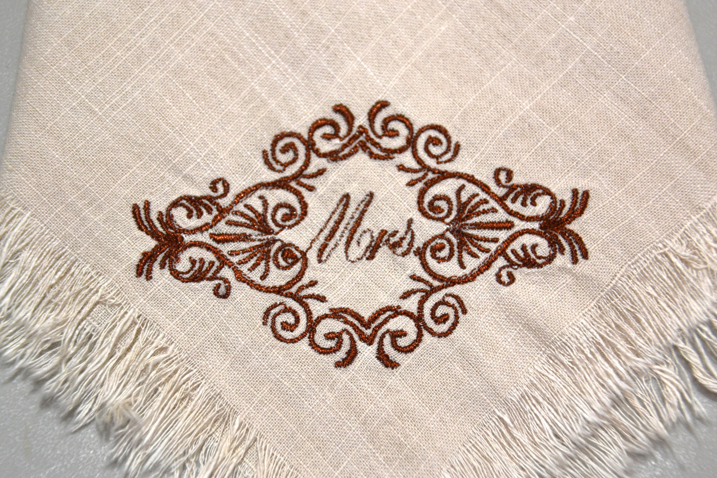 Just For 2 - MR. & MRS. Embroidered Cloth Napkins