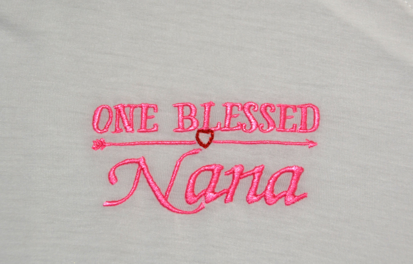 Embroidered One Blessed Nana T-Shirt