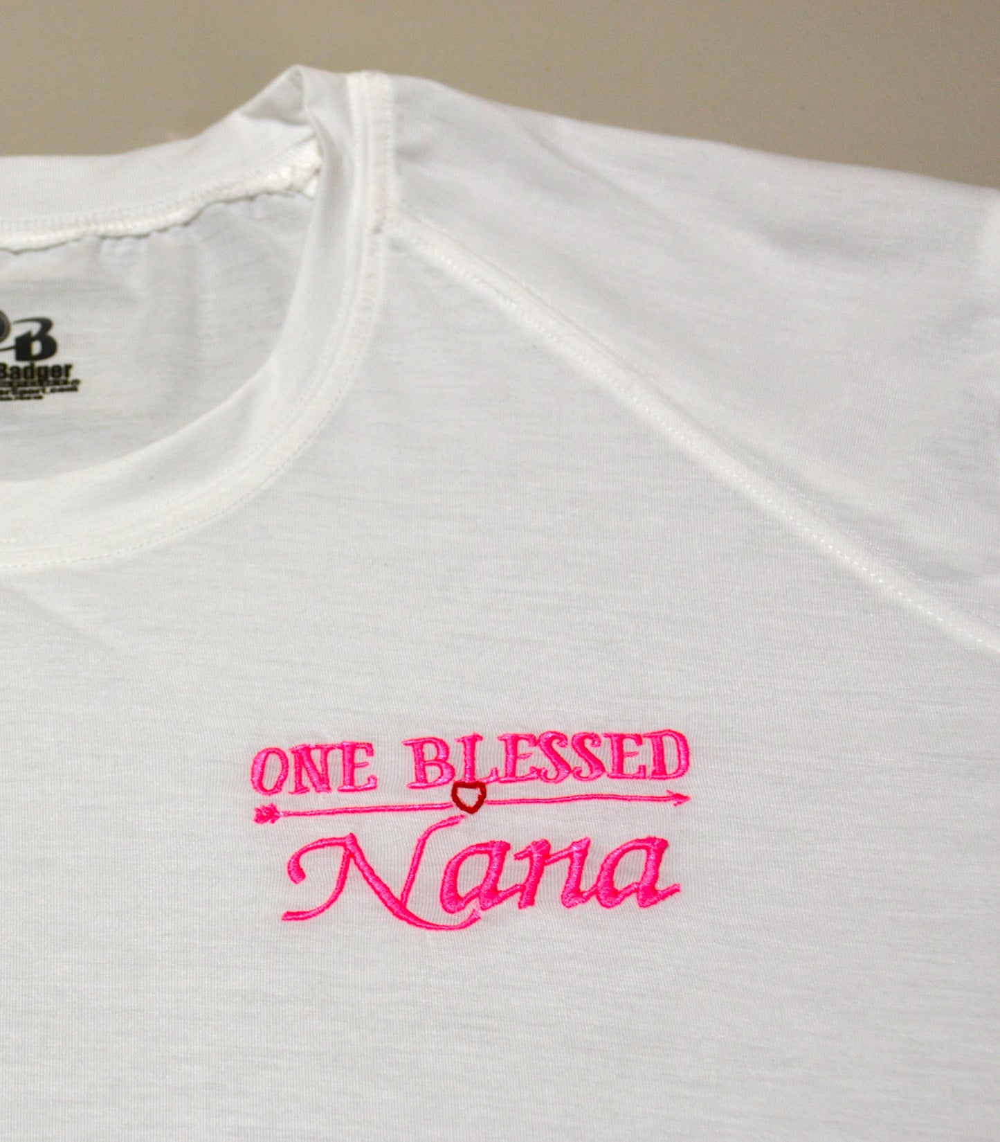 Embroidered One Blessed Nana T-Shirt