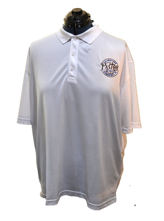 Embroidered Pastor Circle Polo Shirt