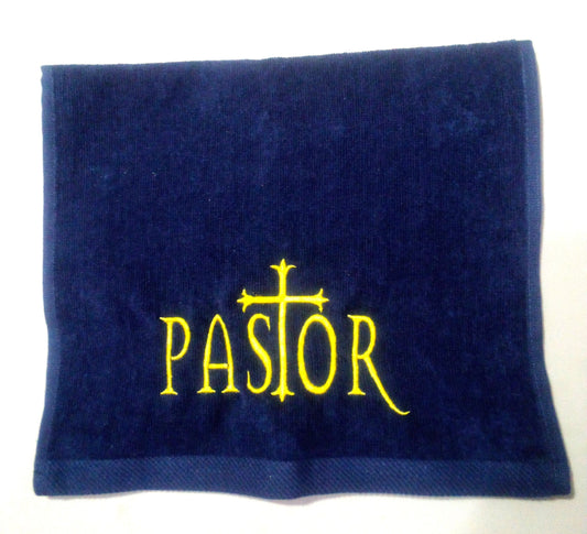 Christian Ministry - Pastor - Embroidered Hand Towel