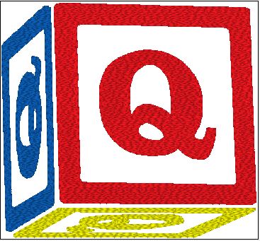 Baby Bib - Customize Block with Initial