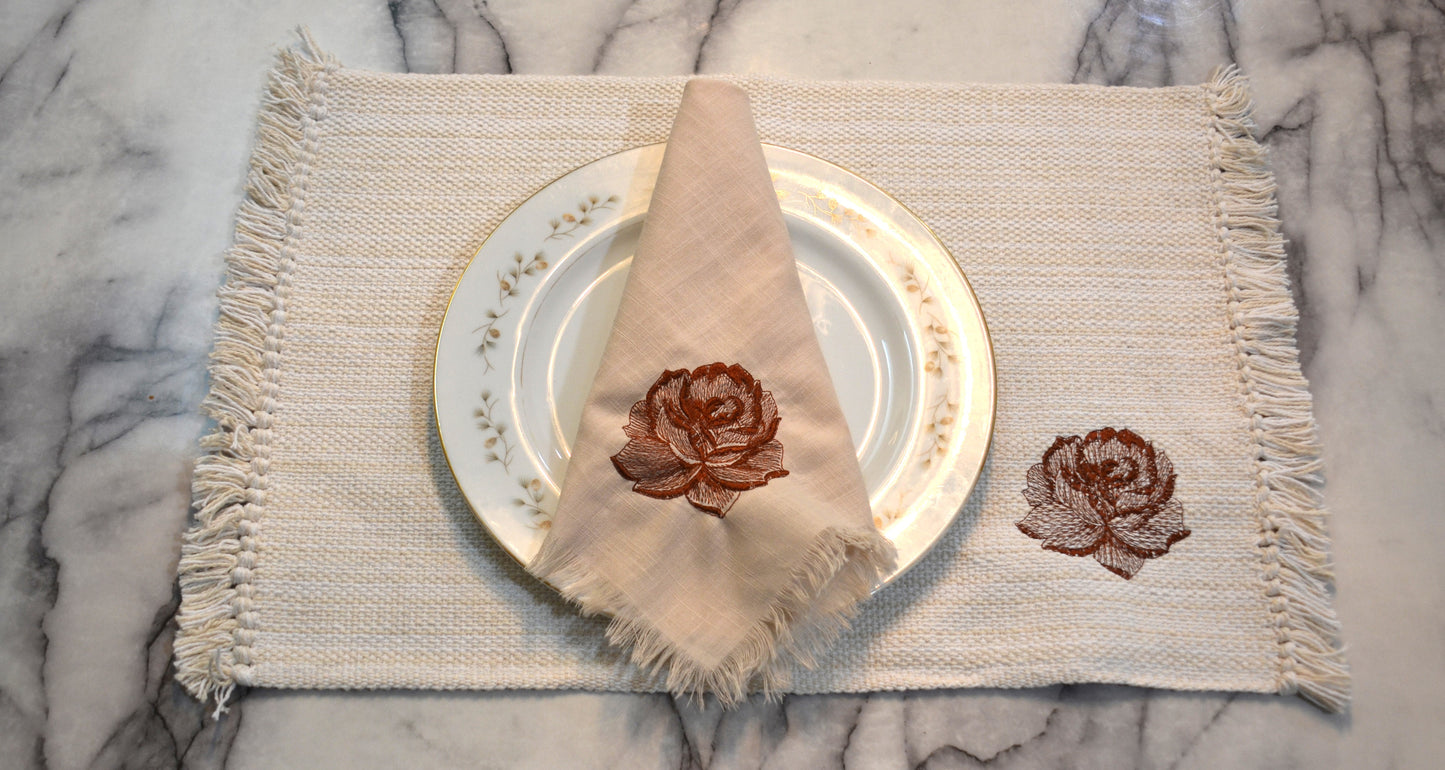 Single Rose Placemat