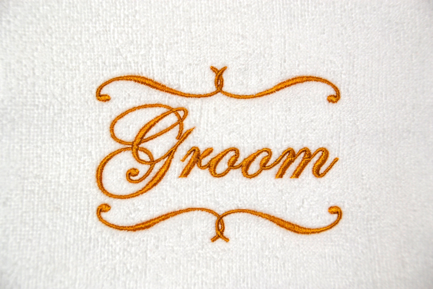 Bride and Groom Hand Towel Set