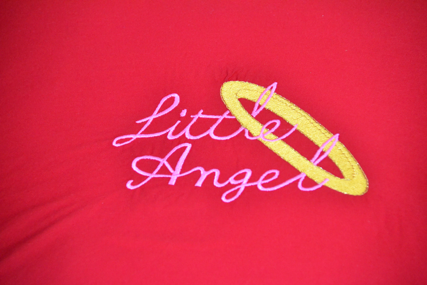 Toss Pillow Cover - Embroidered Lil Angel